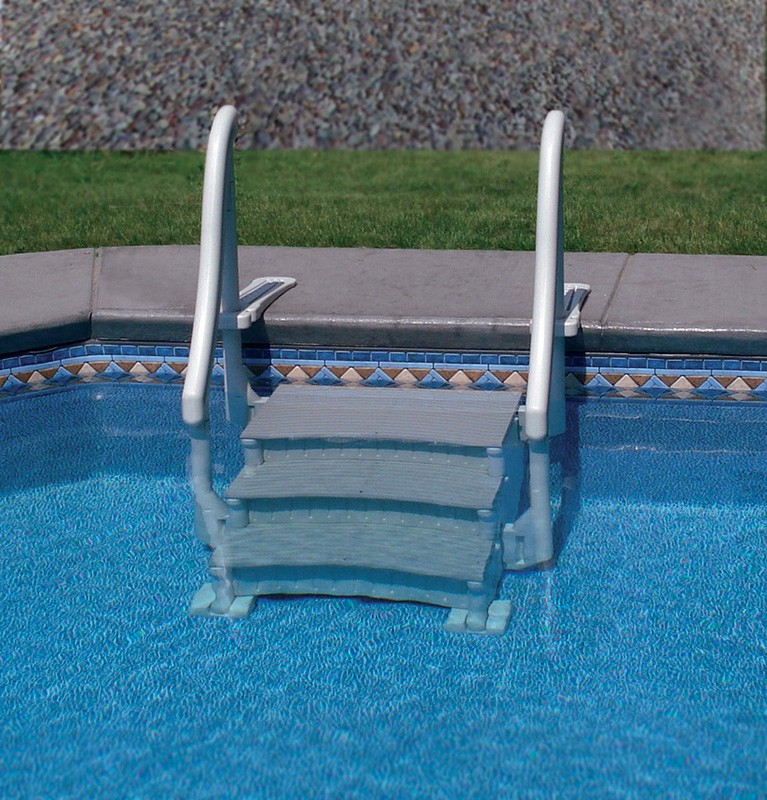 Best Confer Curve Above Ground Swimming Pool Steps Info