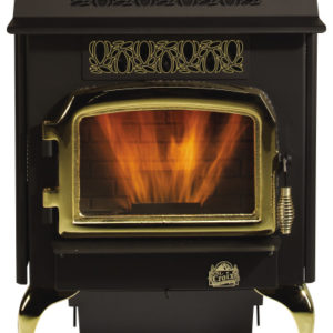 Prescott Exl Pellet Stove-Gold